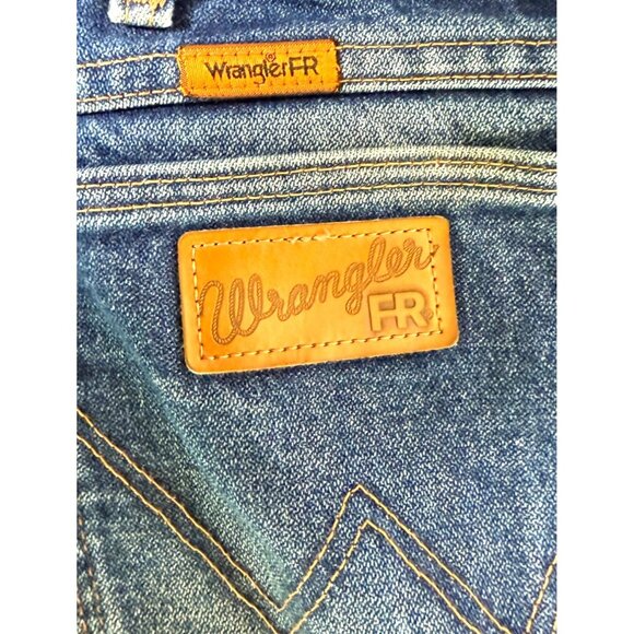 Wrangler FR Flame Resistant Relaxed Fit Jeans 38x32 HRC2 Arc Rating 23.8 ATPV Bl - Picture 3 of 7